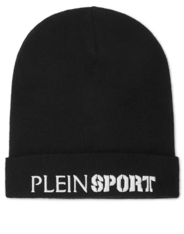 Philipp Plein Beanie Hat black Discount