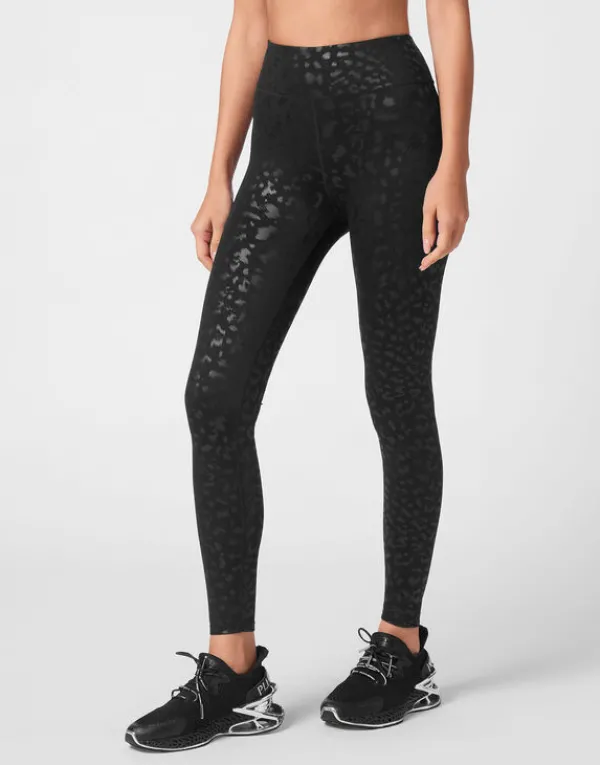 Philipp Plein Leopard Push Up Leggings black Fashion