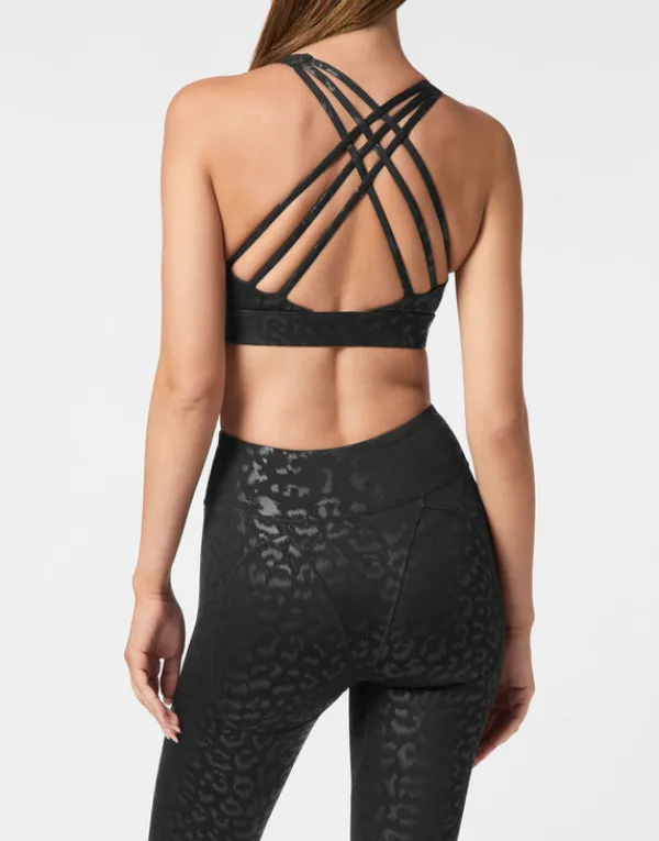 black_leopard_sport_bra_2.webp Philipp Plein Leopard Sport Bra black Outlet