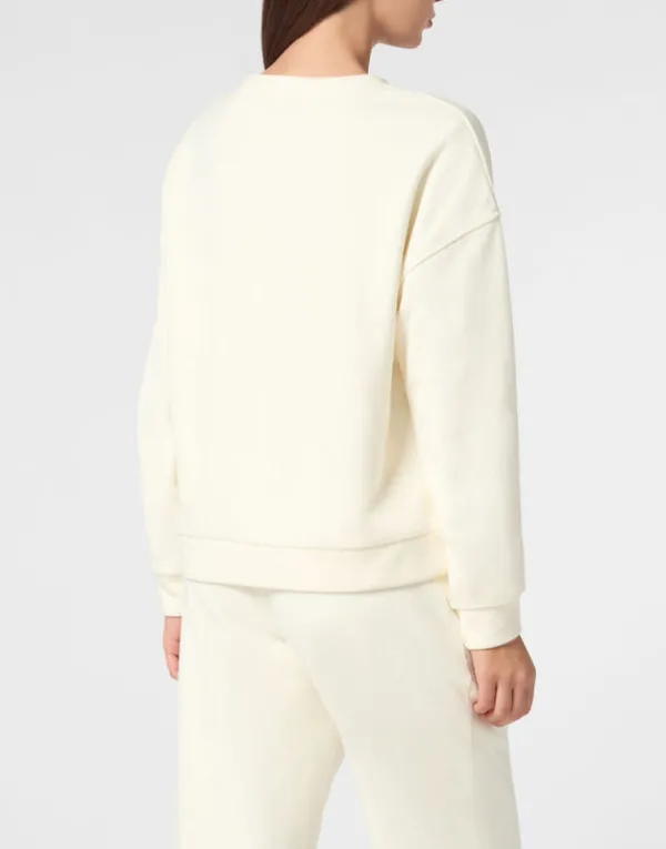 boxy_fit_sweatshirt_round_2.webp Philipp Plein Boxy Fit Sweatshirt Round Neck LS white Fashion