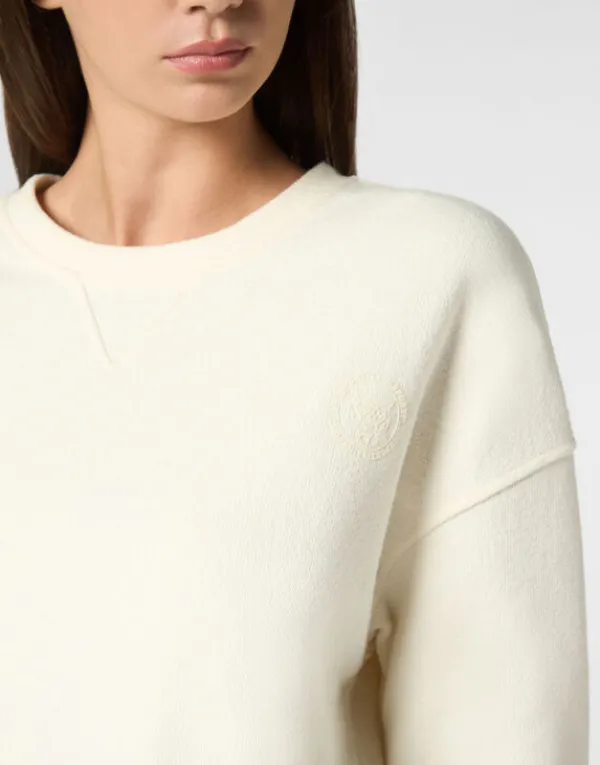 boxy_fit_sweatshirt_round_4.webp Philipp Plein Boxy Fit Sweatshirt Round Neck LS white Fashion
