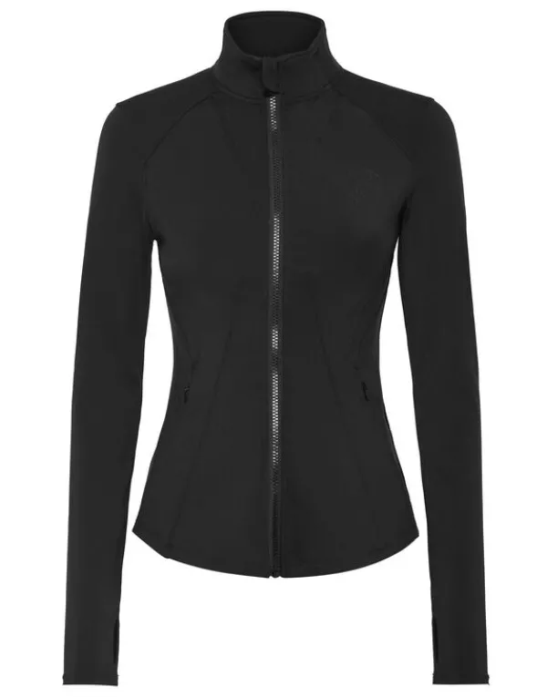 Philipp Plein Breathable Jogging Jacket LS black Clearance