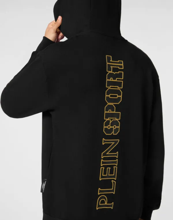 cotton_hoodie_sweatshirt__5-1.webp Philipp Plein Cotton Hoodie Sweatshirt LS Lamina Scratch black/lightgold Fashion