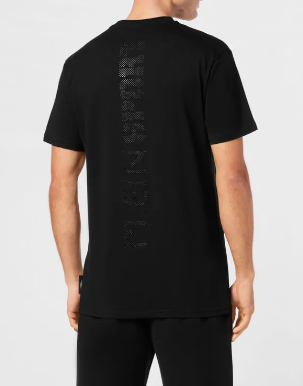 cotton_tshirt_round_neck__2-6.webp Philipp Plein Cotton T-shirt Round Neck SS Lamina Scratch black Outlet