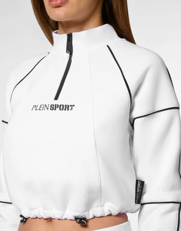 cropped_hoodie_sweatshirt_5.webp Philipp Plein Cropped Hoodie Sweatshirt white Discount
