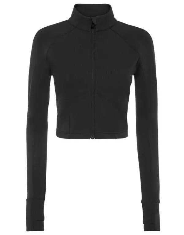 Philipp Plein Cropped Jogging Full Zip black Sale
