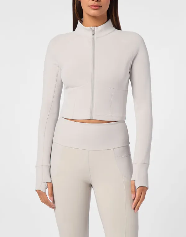 Philipp Plein Cropped Jogging Full Zip grey Outlet