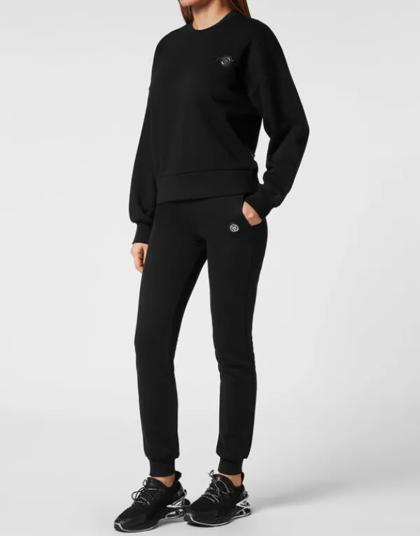 cropped_roundneck_basic_3.webp Philipp Plein Cropped Roundneck Basic black Online
