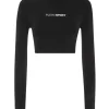 Philipp Plein Cropped Sport Top black Hot
