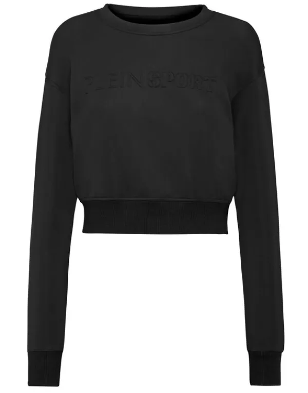 Philipp Plein Cropped Sweatshirt LS black Sale