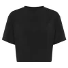 Philipp Plein Cropped T-shirt Round Neck SS black Hot