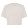 Philipp Plein Cropped T-shirt Round Neck SS grey Clearance
