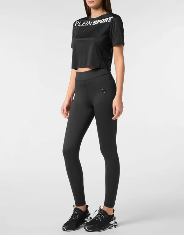 cropped_tshirt_round_neck_4-3.webp Philipp Plein Cropped T-shirt Round Neck SS black Hot