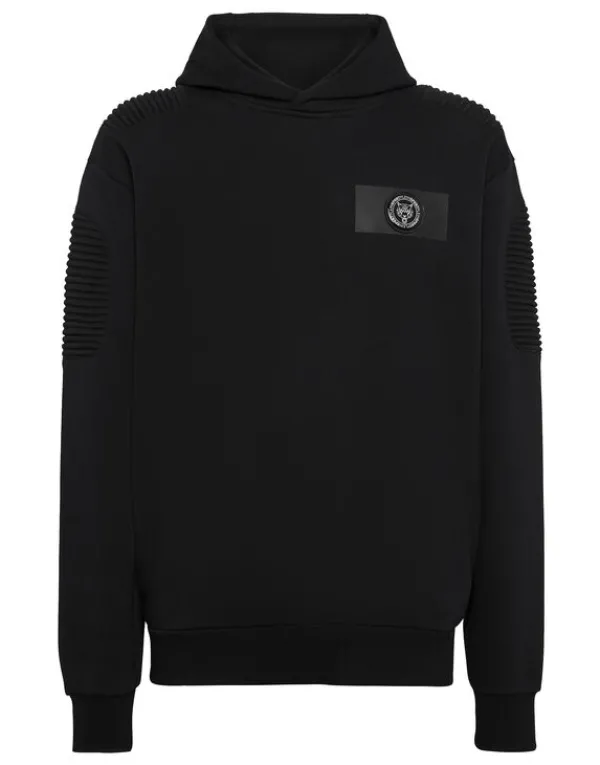 Philipp Plein Hoodie sweatshirt black Clearance