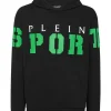 Philipp Plein Hoodie Sweatshirt black+greenfluo Best