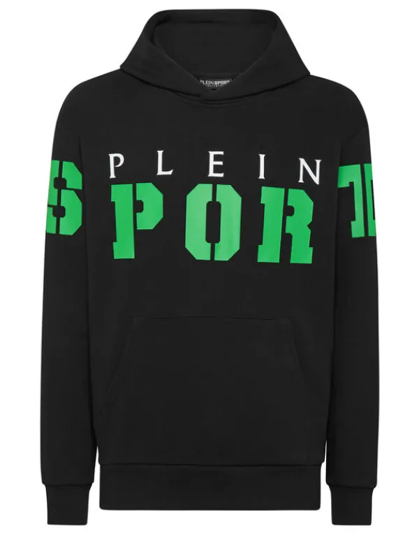 Philipp Plein Hoodie Sweatshirt black+greenfluo Best