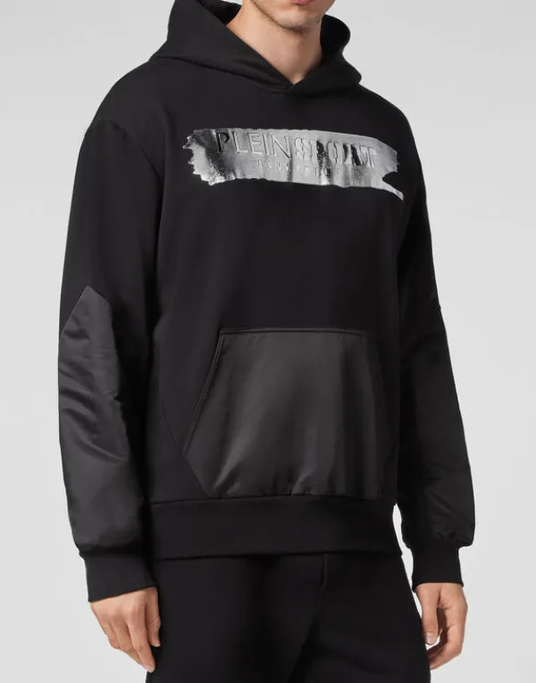 Philipp Plein Hoodie Sweatshirt black/silver Best