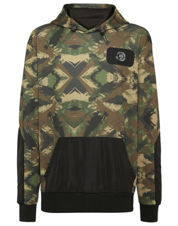 Philipp Plein Hoodie sweatshirt camouflage Clearance