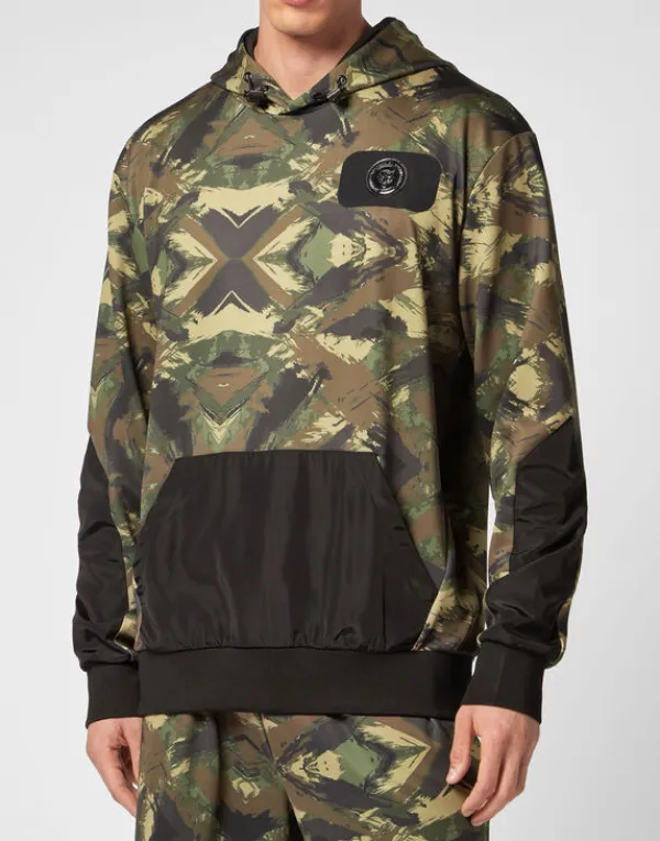 Philipp Plein Hoodie sweatshirt camouflage Clearance