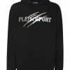 Philipp Plein Hoodie Sweatshirt Chrome Scratch Edition black+greenfluo Online
