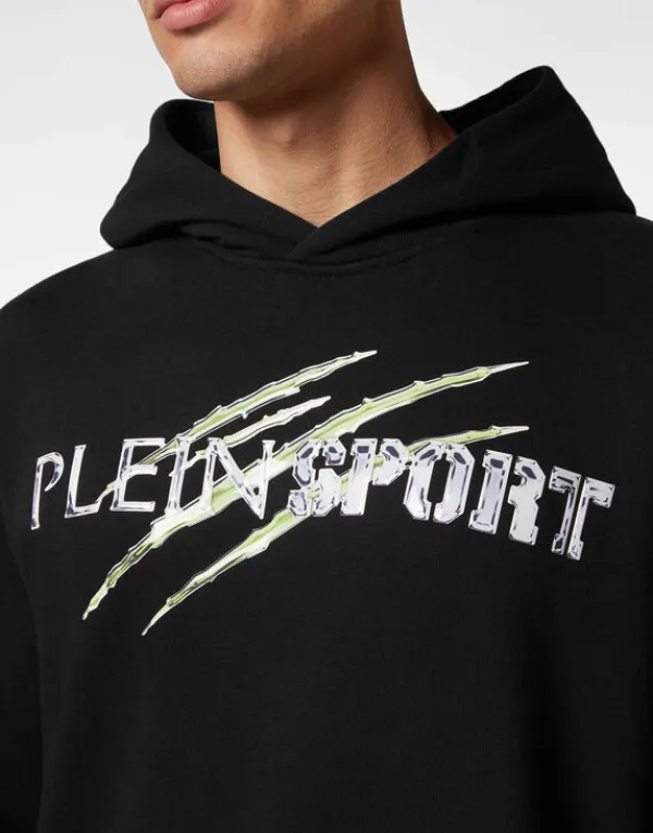 hoodie_sweatshirt_chrome__4-1.webp Philipp Plein Hoodie Sweatshirt Chrome Scratch Edition black+greenfluo Online