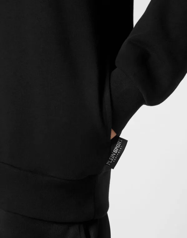 hoodie_sweatshirt_chrome__5-1.webp Philipp Plein Hoodie Sweatshirt Chrome Scratch Edition black+greenfluo Online