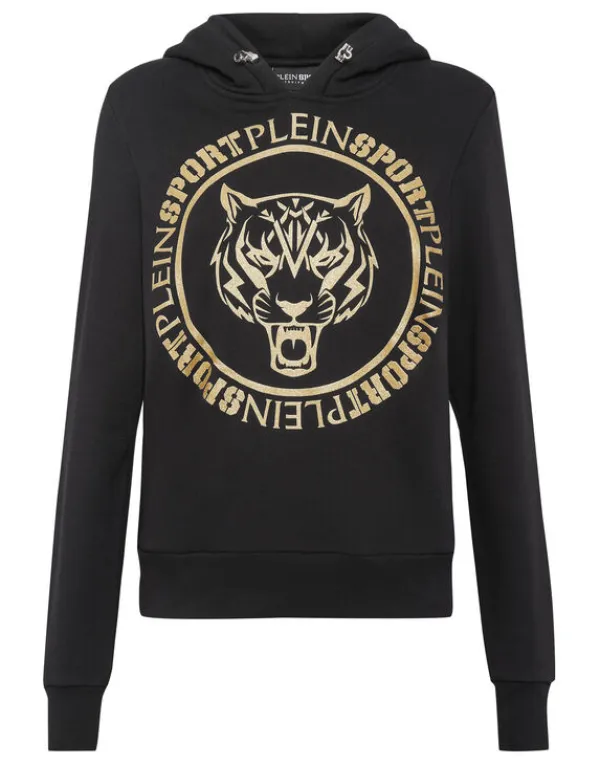 Philipp Plein Hoodie Sweatshirt Tiger black New