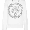 Philipp Plein Hoodie Sweatshirt Tiger white Sale