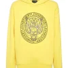 Philipp Plein Hoodie Sweatshirt Tiger YellowFluo/Black Sale