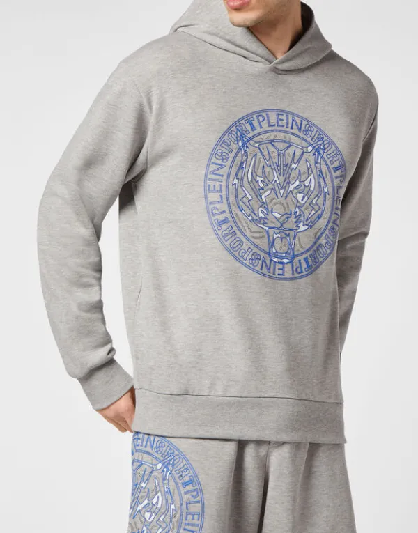 Philipp Plein Hoodie Sweatshirt Tiger New