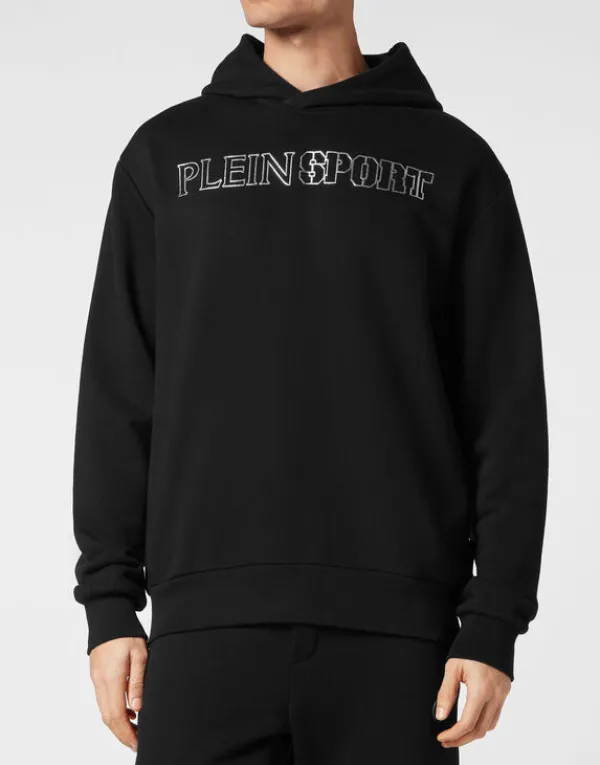 Philipp Plein Hoodie sweatshirt Tiger black/silver Discount