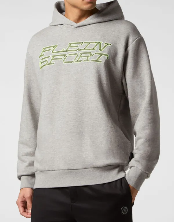 Philipp Plein Hoodie Sweatshirt Tiger grey Fashion