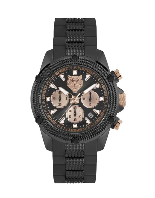 Philipp Plein HURRICANE CHRONO Watch black/goldenrose Hot