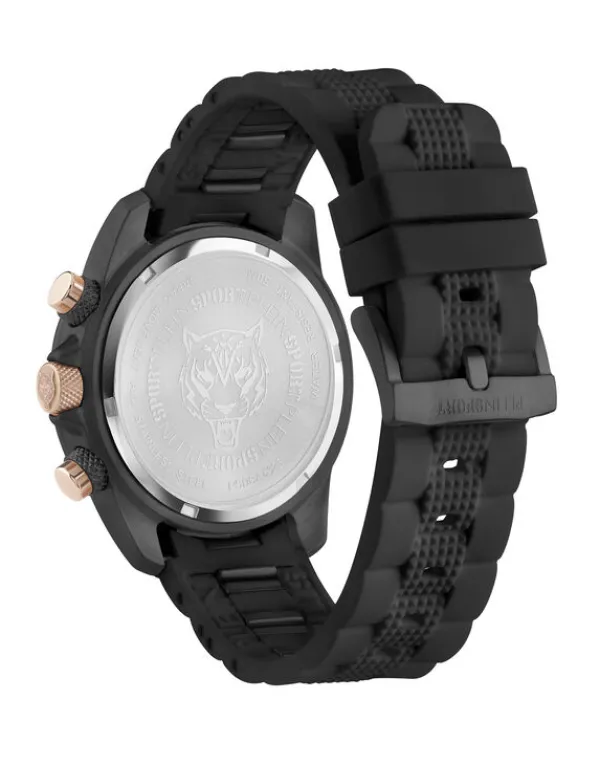Philipp Plein HURRICANE CHRONO Watch black/goldenrose Hot
