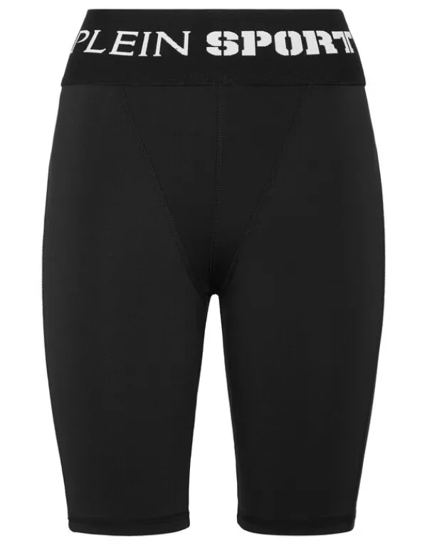 Philipp Plein Jogging Cyclist Push Up Leggings Basic black Sale