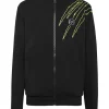 Philipp Plein Jogging Jacket Scratch black/yellowfluo Fashion