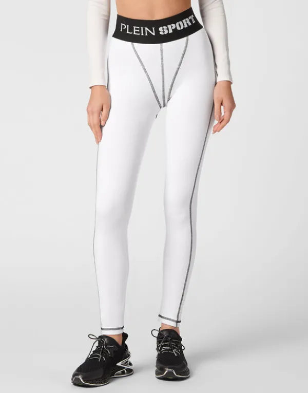 Philipp Plein Jogging Leggings white Sale