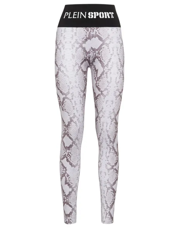 Philipp Plein Jogging Leggings Pitone grey Outlet