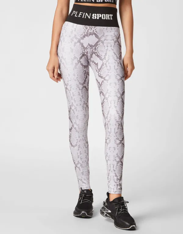 Philipp Plein Jogging Leggings Pitone grey Outlet