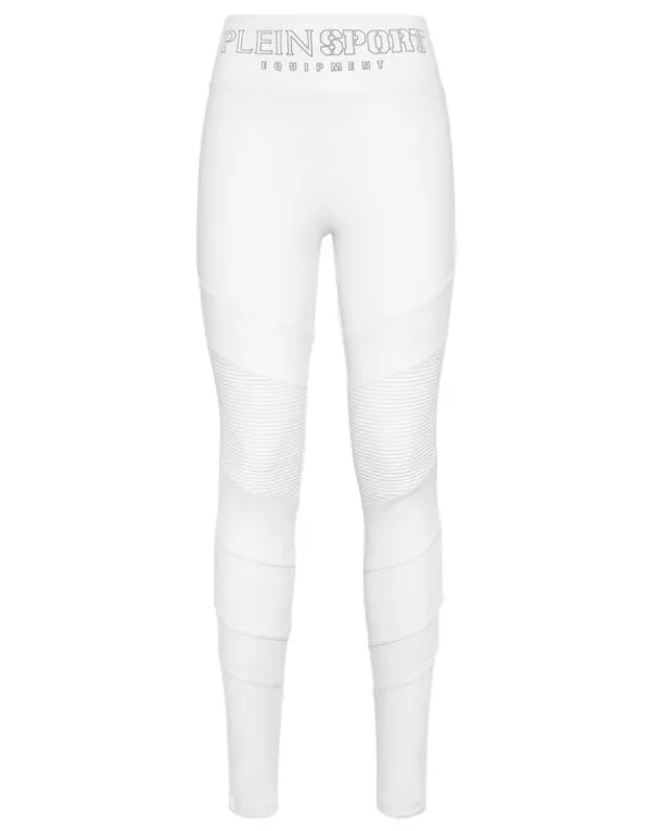 Philipp Plein Jogging Leggings Statement white Outlet