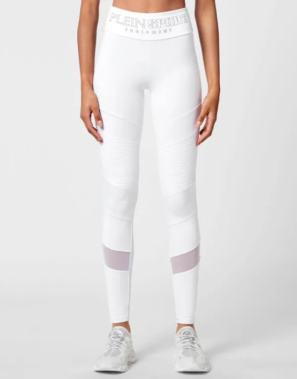Philipp Plein Jogging Leggings Statement white Outlet