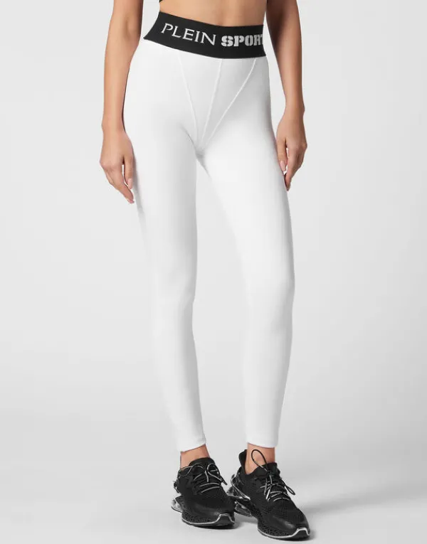 Philipp Plein Jogging Push Up Leggings Basic white Online