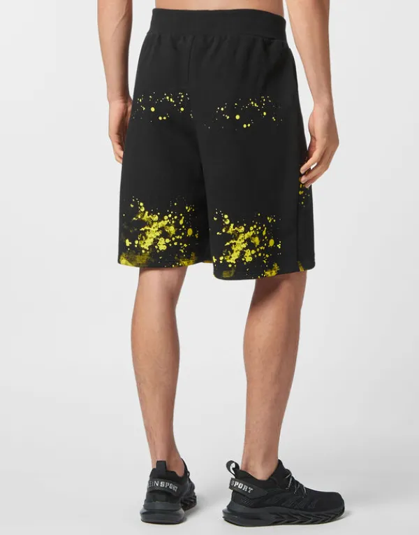 jogging_shorts_2-1.webp Philipp Plein Jogging Shorts black/yellowfluo Online