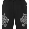 Philipp Plein Jogging Shorts Tiger black Online