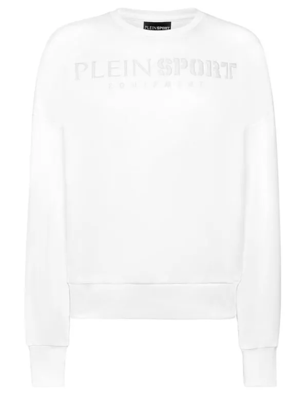 Philipp Plein Jogging Sweatshirt LS white Sale