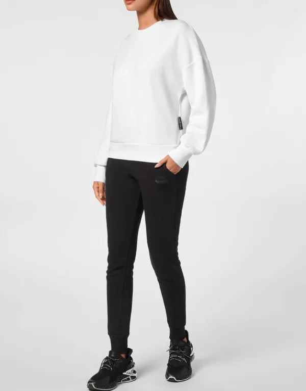 jogging_sweatshirt_ls_3.webp Philipp Plein Jogging Sweatshirt LS white Sale