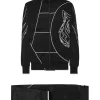 Philipp Plein Jogging Tracksuit: Top/Trousers Tiger Court Edition black Hot