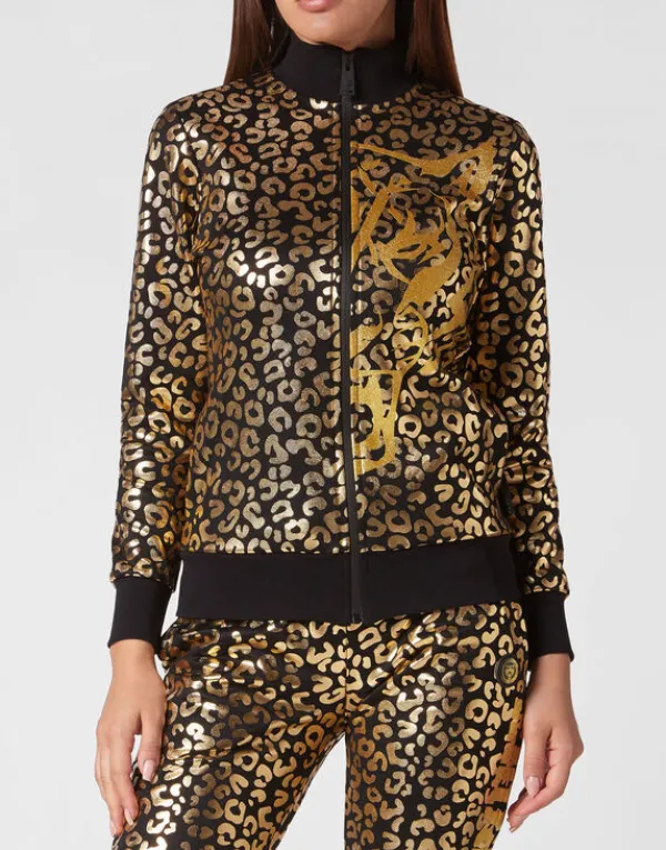 Philipp Plein Jogging Tracksuit: Top/Trousers Leopard Gold Online