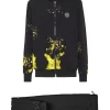 Philipp Plein Jogging tracksuit:Top/Trousers Tiger black/yellowfluo Hot