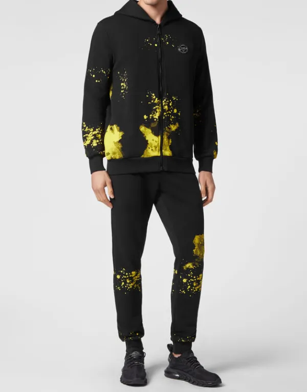 jogging_tracksuittoptrous_3.webp Philipp Plein Jogging tracksuit:Top/Trousers Tiger black/yellowfluo Hot